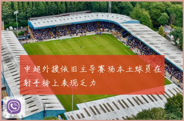 中超外援依旧主导赛场本土球员在射手榜上表现乏力